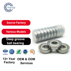 Livraison rapide Roulement à billes à gorge profonde micro F608 7x14x5mm pour mini-imprimantes, scanners portables et petits composants d'automatisation - Product Image 1