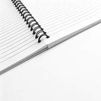Cuaderno Espiral Personalizado 215x152mm, 80 Hojas, Papel Rayado, Encuadernado con Espiral, Cubierta Impresa, Papelería para la Escuela y Oficina