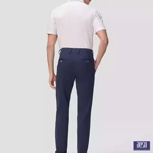 <span class=keywords><strong>Camisa</strong></span> Casual de <span class=keywords><strong>Manga</strong></span> <span class=keywords><strong>Corta</strong></span> para <span class=keywords><strong>Hombre</strong></span> de Fibra de Bambú con Cuello Cuadrado con Cuentas, Ajuste Delgado, Sin Plancha, Antiarrugas, Abotonadura Sencilla - Colección Primavera - Product Image 4