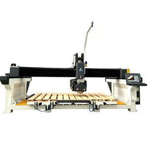 Scie à pont CNC 5 axes professionnelle 3200*2000mm pour la découpe de marbre, granit, pierres tombales et quartz, avec caméra CCD - Product Image 1