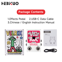 HEBIKUO VELRIX AMP&IR Profesional, Modelado Digital, 81 Combinaciones de Efectos, Potencial de Sonido de Calidad de Estudio para Audiófilos
