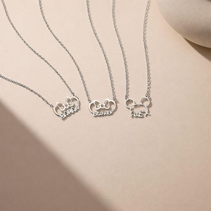 Collar con Colgante <span class=keywords><strong>de</strong></span> Letra <span class=keywords><strong>de</strong></span> Dibujos Animados Personalizado <span class=keywords><strong>para</strong></span> <span class=keywords><strong>Mujer</strong></span>, Cadenas <span class=keywords><strong>de</strong></span> Acero Inoxidable, Joyerí<span class=keywords><strong>a</strong></span> <span class=keywords><strong>de</strong></span> Diseño, Collar con Nombre - Product Image 4
