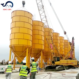 SDCADI marka meslek 500kg 30 kg çeltik 30 ton çelik silo 150 ton kanatlı hayvan yemi büyük çanta 100 ton çelik silo