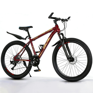 26 Inch Mountain Bike, 24 Speed Dual Disc Brake <strong>MTB</strong> with Suspension Fork, Steel Frame Bicycle for Men Women <strong>Commuter</strong> &amp; Off-Road - Product Image 3