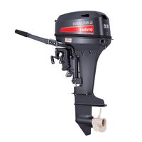 HIMARINE 9.9HP 2-Tak Mesin Tempel Poros Pendek Berbahan Bakar Bensin untuk Kapal Nelayan