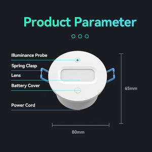 Système d'alarme de sécurité, détecteur de mouvement PIR Zigbee monté au plafond, 220 V, détecteur de mouvement infrarouge passif PIR - Product Image 3