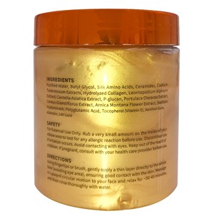 Mascarilla facial <span class=keywords><strong>de</strong></span> colágeno con <span class=keywords><strong>arcilla</strong></span> dorada <span class=keywords><strong>de</strong></span> 24K, máscara <span class=keywords><strong>de</strong></span> belleza <span class=keywords><strong>de</strong></span> marca privada, blanqueadora e hidratante, <span class=keywords><strong>de</strong></span> buena calidad - Product Image 4