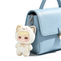 Porte-clés en peluche personnages Kawaii mignons, pendentif de sac en peluche douce, figurine adorable, breloque en peluche, jouet OEM ODM personnalisé pour la vente en gros et les cadeaux
