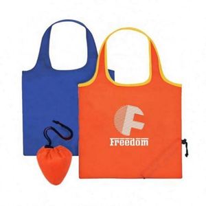 Sac de courses pliable réutilisable robuste personnalisé avec logo imprimé - Product Image 6