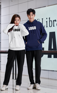 Sweat à capuche unisexe en molleton français 360G, logo personnalisé de haute qualité, vente en gros, sweat à capuche streetwear 100% coton - Product Image 2