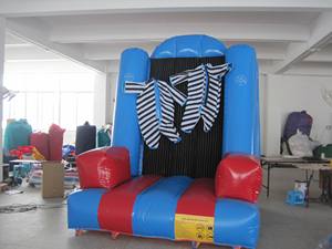 ผนังเวลโครเป่าลมขนาดใหญ่สำหรับเล่นสนุก อุปกรณ์ความบันเทิงระดับพรีเมียม ผลิตจากวัสดุ PVC คุณภาพสูง ใช้ได้กับทุกคน - Product Image 5