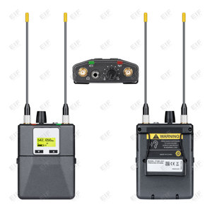 ระบบมอนิเตอร์แบบ In-Ear ช่องสัญญาณเดียว UHF รุ่น PSM900 ของ EIF สำหรับขายส่ง ความถี่ 50MHz พร้อมหัวต่อ XLR สำหรับการแสดงบนเวที - Product Image 4