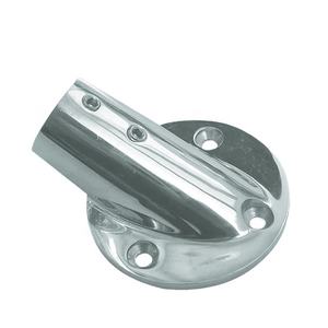 נירוסטה 316 סירה עגול בסיס 30 מעלות עבור o. d. 22 מ "מ צינור יד רכבת מתאימה בסיס עגול - Product Image 1