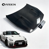 Capot de voiture en fibre de carbone style OEM pour Nissan GTR R35 2008-2016, modification améliorée, remplacement direct, installation facile