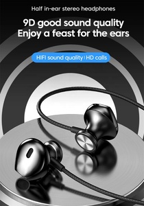 Écouteurs filaires numériques de type C, <span class=keywords><strong>casque</strong></span> mains libres <span class=keywords><strong>avec</strong></span> microphone, écouteurs intra-auriculaires, basses stéréo, écouteurs USB C - Product Image 2