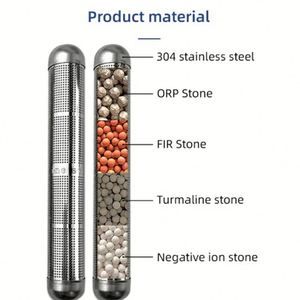 Bâtonnets ionisants pour purificateur d'eau : Augmentent le pH, charge négative, bâtonnets d'eau alcaline structurée - Product Image 2