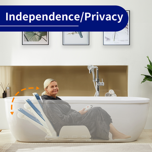 Mateside 300 Lbs Capacidad de elevación Portátil Inalámbrico Recargable Bañera eléctrica Elevador Silla de Ducha - Product Image 2