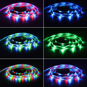 Fond de décoration de Noël personnalisé Décoration intérieure Bande lumineuse à LED USB RVB Bande lumineuse à LED USB Dent bleue - Product Image 2