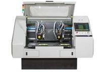 Machine de perçage CNC pour circuits imprimés à haute précision à 2 broches, 0,1~6,35 mm, 200 000 tr/min