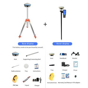เครื่องรับสัญญาณ GNSS แบบ RTK สำหรับงานสำรวจตำแหน่งสูง ใต้ดิน ทนทานต่อสภาพอากาศ IP68 รองรับเครือข่าย 4G 1408 ช่องสัญญาณ  รองรับโหมด Rover/Base น้ำหนัก 0.45 กก. หน่วยความจำ 8GB - Product Image 6