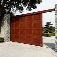 Puerta Corredera Lateral de Aluminio Mate de Lujo Ligero LONG TAI, Antideslumbrante, Apertura Lateral Sencilla