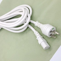 1M negro NEMA 5-15P a IEC C13 Cable de alimentación de grado hospitalario norteamericano Cable 3X14AWG
