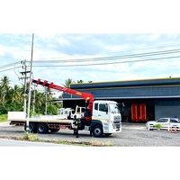 Grue montée sur camion 8 tonnes, flèche télescopique rigide, couple de levage élevé, boîte de vitesses, pompe moteur SPS17500 SPS17500B SPS16000 SPS16000A