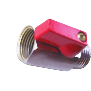 Robinet à bille miniature en laiton de fabrication chinoise, filetage interne et externe, compatible OEM, design élégant et résistant aux explosions, marque <span class=keywords><strong>JD</strong></span>, ISO9001 CE - Product Image 1