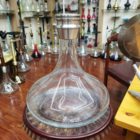OEM/ODM Ensemble Chicha Moderne de Luxe en Acier Inoxydable Argenté de 85 cm avec 4 Ports pour Tuyaux, pour Salons et Fêtes