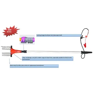 Scuotitore Elettrico a <span class=keywords><strong>Batteria</strong></span> KNK POWER <span class=keywords><strong>per</strong></span> la Raccolta di Olive, Caffè e Frutta, Macchina a Vibrazione <span class=keywords><strong>per</strong></span> la Raccolta dagli Alberi - Product Image 2