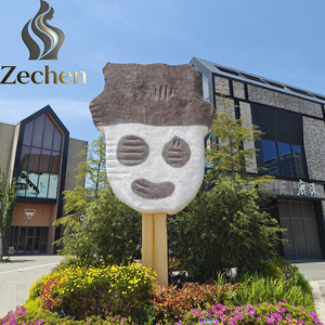 Sculture personalizzate in fibra di vetro a forma di gelato per gelaterie, ideali per attirare clienti, scattare <span class=keywords><strong>foto</strong></span> e fare check-in - Product Image 1