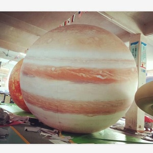 Globo de planetas inflables con iluminación LED gigante para el Festival de la luna del medio Otoño, decoración de eventos, globo de aire lunar - Product Image 5