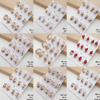 Boucles d'oreilles clips XUPING couleur or 18 carats avec zircons cubiques, vente en gros, boucles d'oreilles à billes en zircon non percées pour femmes