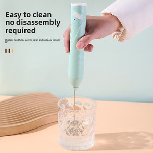 Best-seller en plastique portable petit mousseur à café ménage électrique Portable oeuf fouetter et cuisine mélange outil à fouetter - Product Image 4