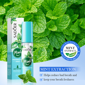 SADOER <span class=keywords><strong>Spray</strong></span> buccal à la menthe pour une <span class=keywords><strong>haleine</strong></span> fraîche, parfum longue durée, <span class=keywords><strong>spray</strong></span> oral portable - Product Image 4
