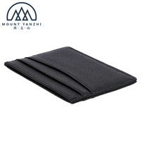 Dompet Kartu Kredit Kulit Premium Tipis Anti RFID dengan Logo Kustom, Kantong Depan, dan Slot Kartu ID/Bisnis