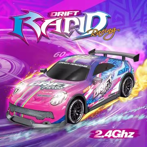 2.4Ghz 1:16 RC moulé sous pression haute vitesse GTR alliage Cool lumières modèle de voiture de course 4WD modèle avec dérive pneus enfants jouet cadeau - Product Image 6