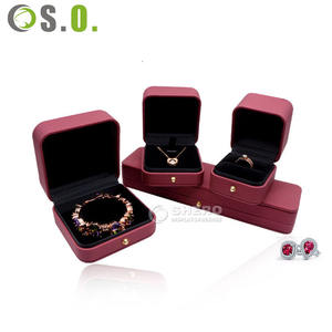 Cajas de Embalaje de Joyería al por Mayor para Collares de Lujo, Juego de Cajas de Regalo de Joyería, Nuevo Diseño, Estuche de Joyería de Cuero PU para Colgantes - Product Image 1