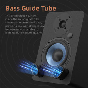 Par <span class=keywords><strong>de</strong></span> Altavoces <span class=keywords><strong>de</strong></span> Estantería Activos <span class=keywords><strong>de</strong></span> Madera <span class=keywords><strong>de</strong></span> 5.25'' con Bajos 2.0, Cableados e Inalámbricos, HDMI, Subwoofer <span class=keywords><strong>de</strong></span> 100W, para Cine en Casa, Computadora, <span class=keywords><strong>Estudio</strong></span>, Monitor - Product Image 4