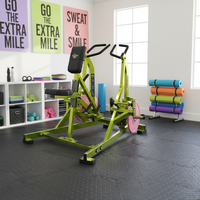 Máquina de remo y polea vertical Kaishi Sports para entrenamiento de músculo dorsal y deltoides con asiento de color personalizable