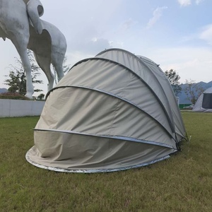 Carpa de Viaje Aislada para las Cuatro Estaciones, <span class=keywords><strong>Plegable</strong></span>, <span class=keywords><strong>Impermeable</strong></span>, para 4 Personas, con una Habitación y 2 Puertas, Fabricada con Tela Oxford 210D, para Montar en el Automóvil - Product Image 6