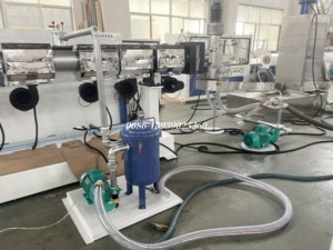 Sj180 + sj160 đôi giai đoạn tái chế PP mềm phế liệu dọc nước-ring tạo hạt dòng chất thải nhựa phim pelleting dòng - Product Image 5