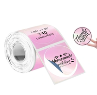 Rouleaux d'étiquettes autocollantes en papier thermique pour Phomemo M102 M108 M110 M120 M200 M220 M221 Mini imprimante laser semi-transparent