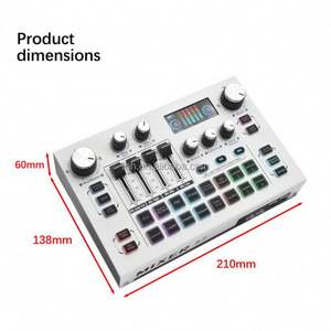 TNH SC- X7 <span class=keywords><strong>Tarjeta</strong></span> <span class=keywords><strong>de</strong></span> <span class=keywords><strong>sonido</strong></span> <span class=keywords><strong>externa</strong></span> multifuncional imprescindible para las emisoras en vivo Juegos para transmisión en vivo - Product Image 6