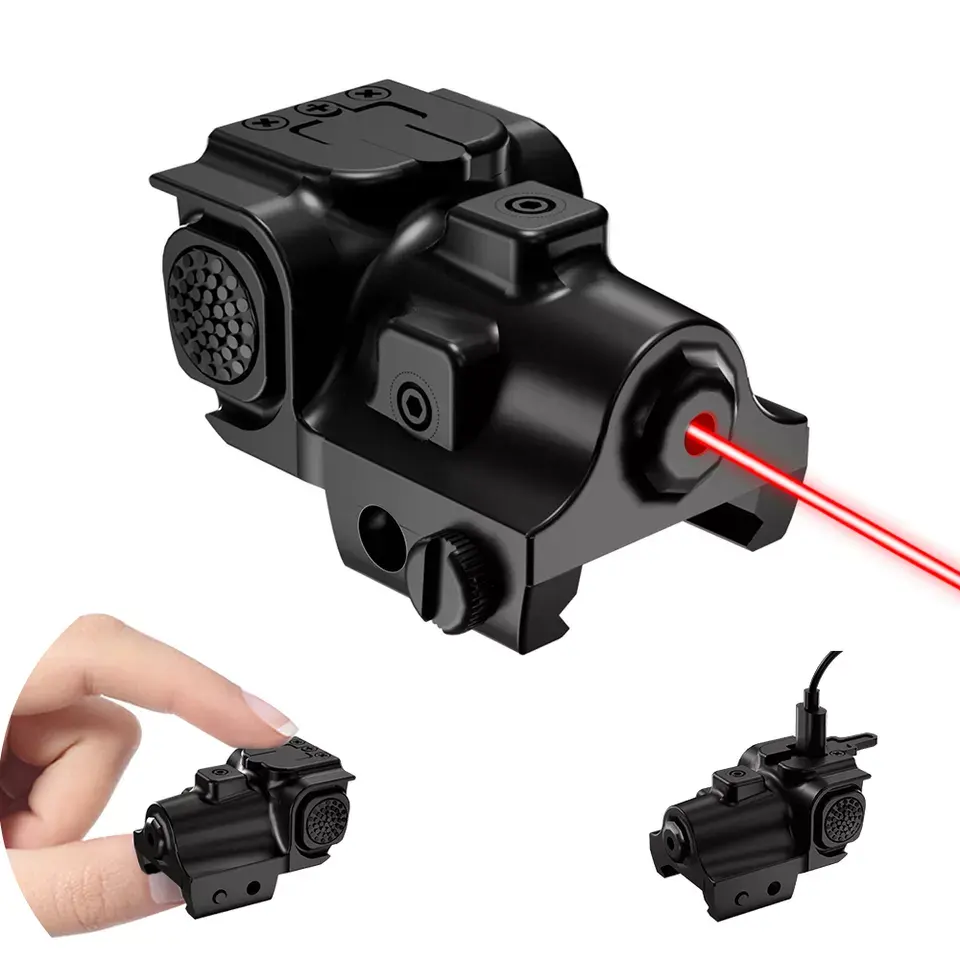 Hunting Red Laser Sight Taktisches Red Dot-Zielfernrohr mit 20-mm-Lasermontage Rot/Grün/IR-Laser visier
