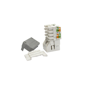 Cat6 UTP Keystone Jack MGS400-262 โมดูล RJ45 สีขาวสำหรับ LAN ความเร็วสูง - Product Image 2