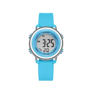 Alla moda colorato orologio digitale per bambini luci LED luci luminose per bambini orologio da polso ragazzi studenti orologio da polso elettronico