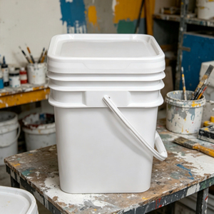 Seau d'emballage multifonctionnel en PP de qualité alimentaire, fabriqué en Chine, seau carré de 15 L pour revêtement d'encre - Product Image 6