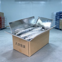 Boîte de conservation thermique pliable personnalisable en gros, en matériaux recyclés, carton isotherme aseptique pour l'exportation et l'emballage de la chaîne du froid