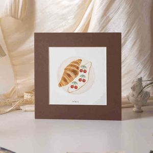 DIY Art Painting Landscape Painting Cardboard <b>Picture</b> <b>Frame</b> Wall Desktop Display Paper <b>Frame</b> Photo with Back Bracket - Product Image 4